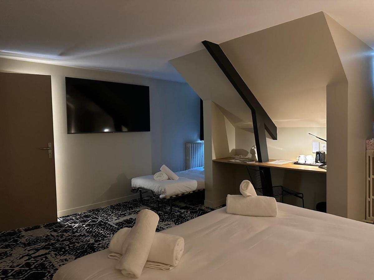 Logis Hotel & Restaurant Le Vert Bocage Franqueville-Saint-Pierre Exterior foto